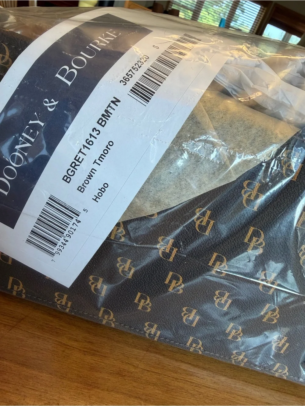 NWT Dooney & Bourke Gretta Hobo Bag Brown Tmoro | Quiet Luxury Americana | OS
